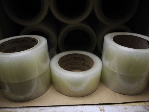 36 rolls carton tartan clear packing shipping box tape 2&#034; x 75yards 2 mil for sale