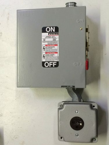 Murray GHN421N 30 Amp 250 Volt 3 Phase Fusible Disconnect Switch