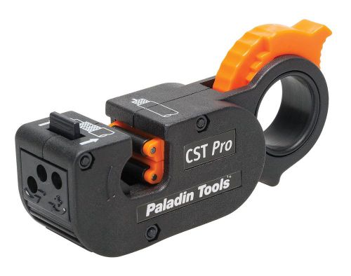 Paladin Tools 1282 CST Pro Coax Stripper 3 Level, Black Cassette .344/.094 New