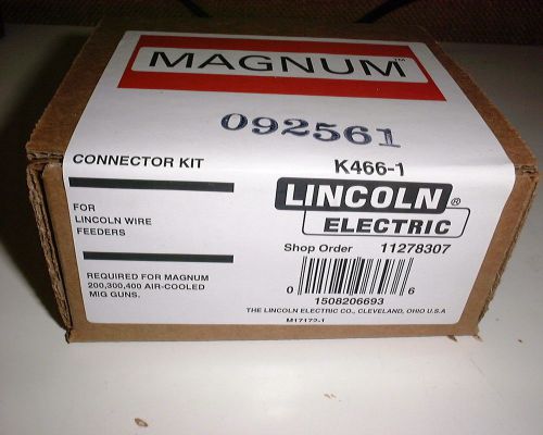 New lincoln electric, magnum k466-1 connector kit for air cooled mig wire feeder for sale