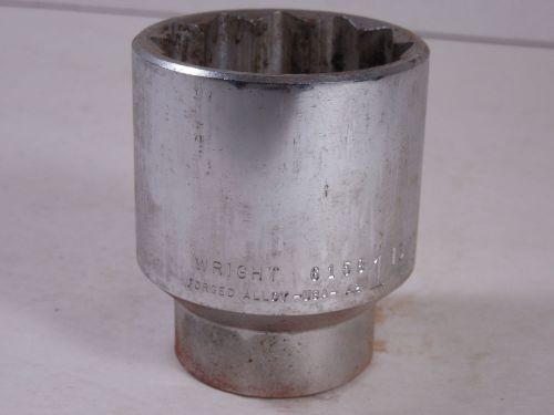 Wright tool 6158 1 13/16&#034; forged alloy 3/4&#034; drive 12 point standard socket usa for sale