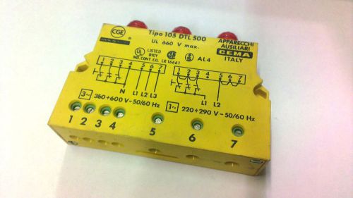General Electric 105DTL500 Power Supply Signaling Unit