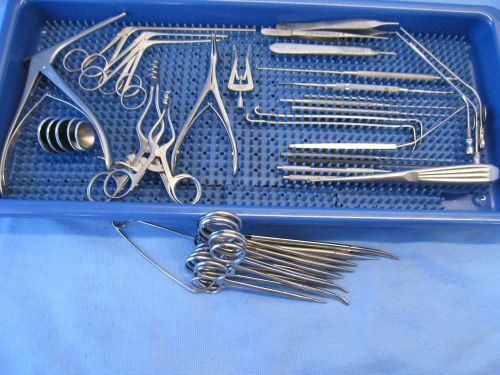V-mueller, codman, storz micro ear surgical instrument set. excellent cond! for sale