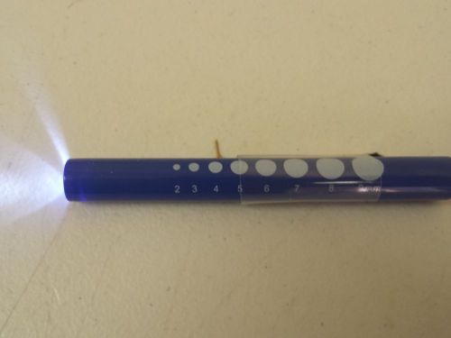 LED Nurse Medical Diagnosis Penlight With Pupil Gauge Pen Light US Seller