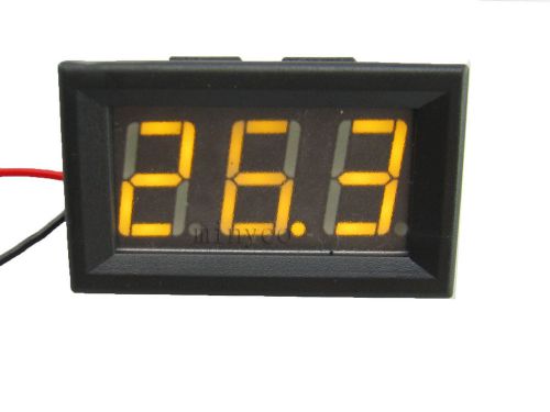 DC 25-80V yellow led digital voltmeter volt panel meter voltage tester display