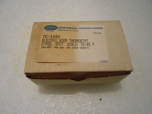 Barber Colman TC-1101, 2 Position SPDT Electric Room Thermostat Scale 55-85F NIB