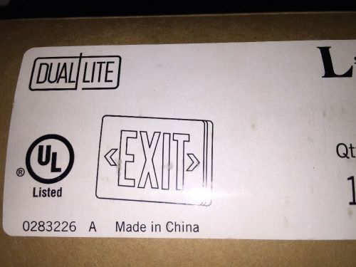 Liteforms Lxurw LED Exit Sign 120 277 Volt Operation