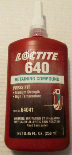 NEW Loctite 640 Retaining Compound 8.45 FL. OZ. Medium Strength High Temperature