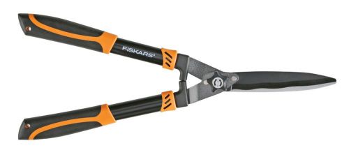 Fiskars new 25&#034; inch wavy blade hedge bush shears scissors w/ adjustable blades for sale