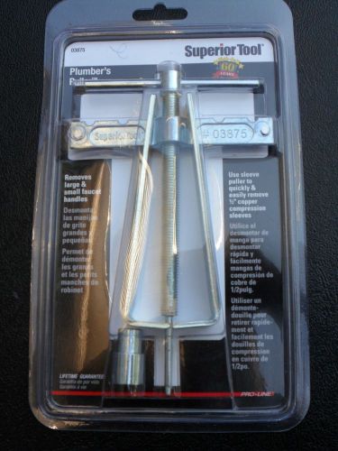 Superior Tool Plumbers Puller 03875. NEW