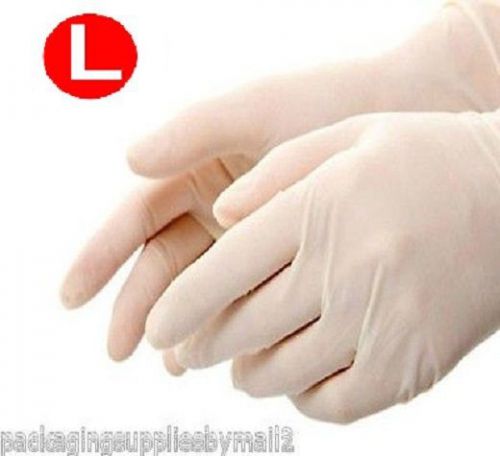 10000 /boxes disposable latex powder-free medical exam gloves 5 mil size: large for sale