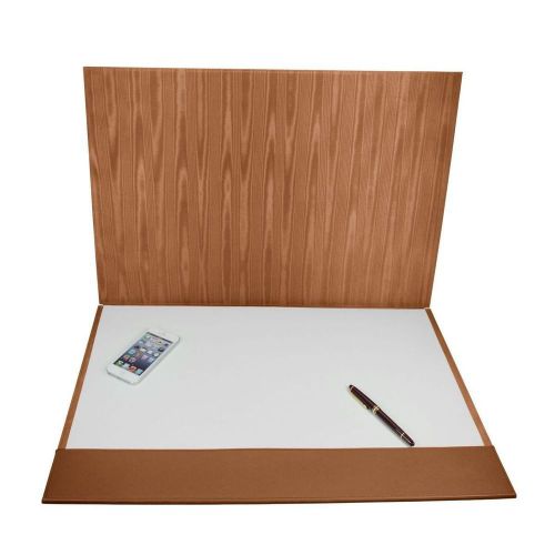 LUCRIN - 2-part writing pad 18.5 x 13.8 inches - Smooth Cow Leather - Tan