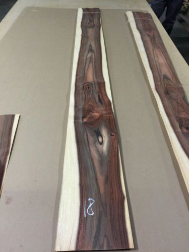 Wood Veneer Brazilian Rosewood 8x91 22 Pieces Raw Veneer BUNDLE &#034;VERY RARE&#034;18