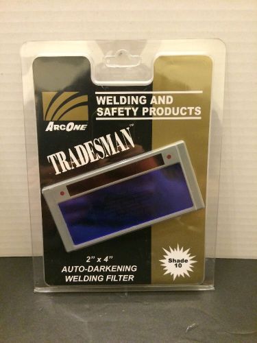 Arcone t240-10 tradesman auto-darkening filter 2-inch x 4-1/4-inch x 2-inch for sale