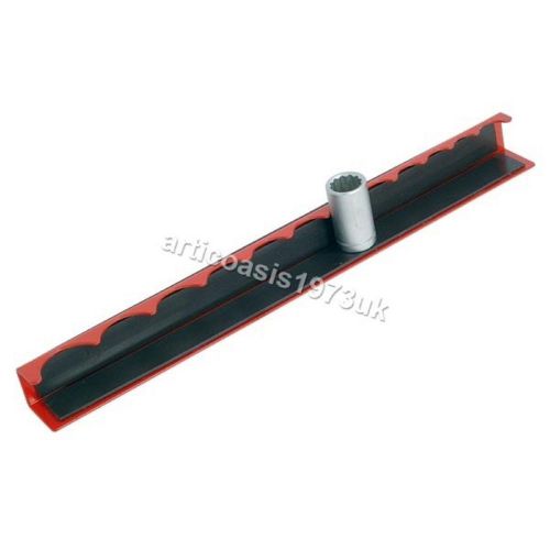 3/8 Inch Magnetic Socket Holder Rack - 3/8&#034; - Any Angle Storage Tray Rail