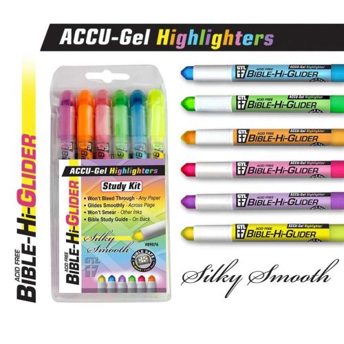 ACCU-Gel Highlighters Study Kit