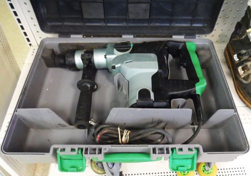 Hitachi dh38ms 1-1/2-inch sds max rotary hammer in factory case no reserve for sale