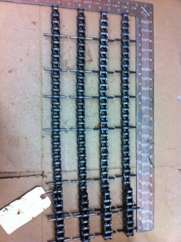 27&#034; size 50 whitney reynold roller conveyor extended pin lug attachment chain for sale