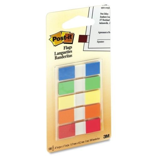 LOT OF 3 Post-it Togo Portable Flag - 0.50&#034; x 1.75&#034; - 100 / Pack - MMM6835CF