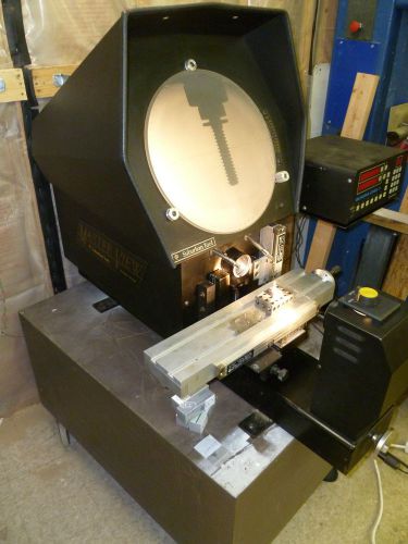 Suburban optical comparator mv 14 with quadrachek dro for sale