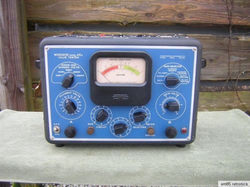 Taylor - Windsor 45b MUTUAL CONDUCTANCE valve tube tester.