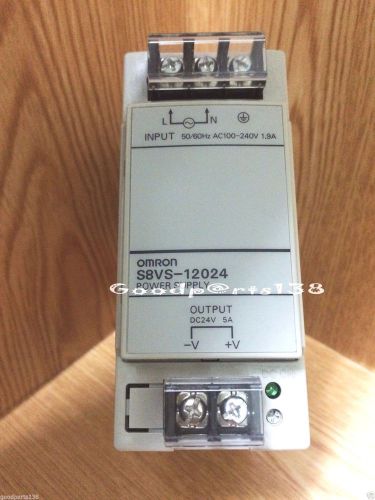 Omron S8VS-12024 Power Supply Input AC100-240V 1.9A  Output DC24V  5A