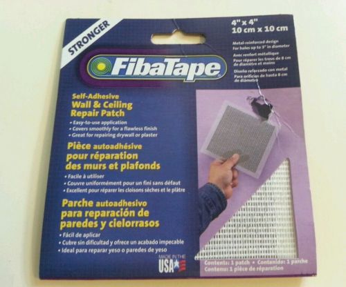 FibaTape Self-adhesive Wall and ceiling repair patch 4&#034;x 4&#034;