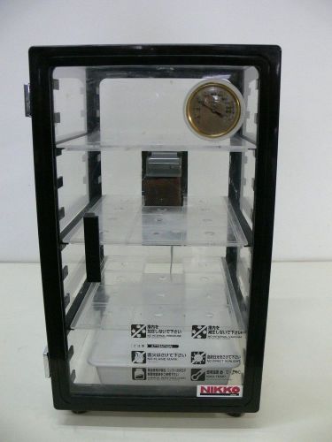 Nikko toyo living ad-101f auto dry desiccator cabinet w/ hygrometer for sale