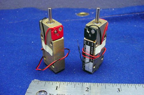 PAIR OF NEW, UNUSED COMPACT MADE FOR MILITARY HIGH-SPEED 28VDC SERVO MOTORS