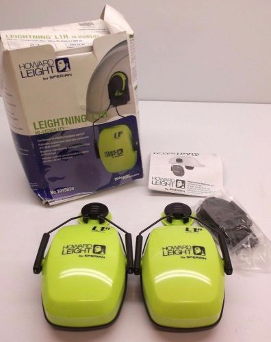 Leightning Ear Muff Hard Hat Mount L1H Hi-Visibility FREE SHIP (A17S)