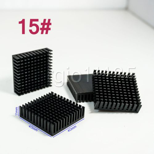 10 pcs Aluminium Heatsink square 40*40*11mm for LED IC MCU CPU GPU 15#