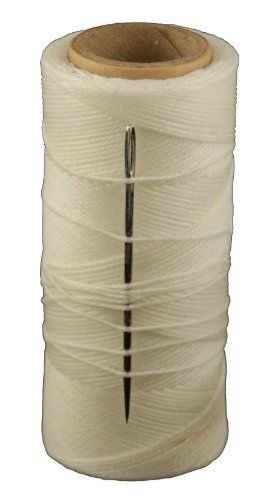 T.W . Evans Cordage 11417 2-Ounce Wax Sail Kit with Needle, White
