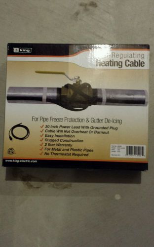New in boxking srp126-50 50-feet 120-volt roof de-icing and pipe heating cable for sale