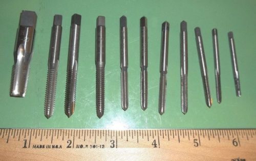 Assorted Lot of 11 Bath Pipe Tap s Threading Tool