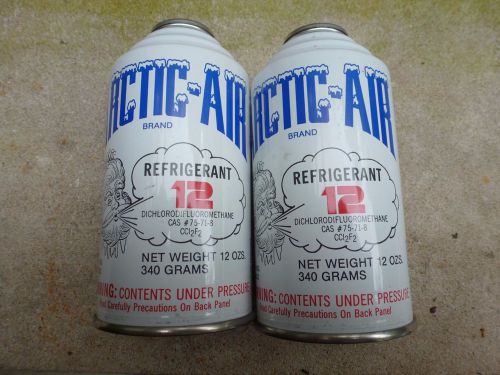 Arctic Air R12 R 12 Refrigerant 2 12oz Cans NOS