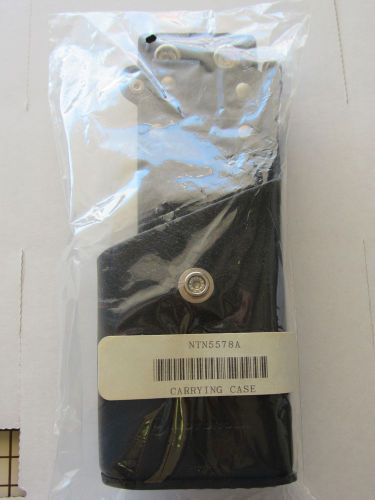 Motorola - Saber - Saber R - Leather Carry Case w Belt loop - High &amp; UH Cap. Bat