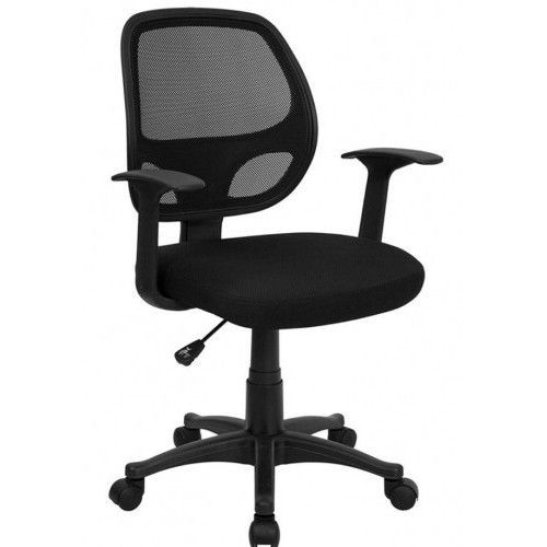 New Ergonomic Mid-back Mesh Swivel Computer Office Desk Task Chair Black