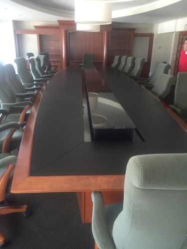 28ft Executive Conference Meeting Table Used Great Condition