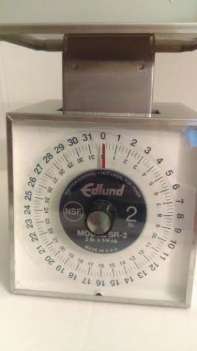 Edlund SR2 Scale Premier Series 2 lb x 1/4 oz NSF Certified Portioning Scale VGC