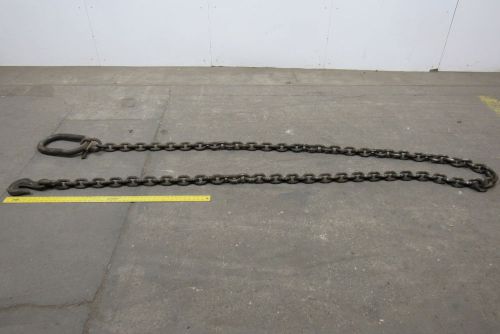 3/4&#034; Chain 21&#039; Overall Length Single Leg Chain Sling With Grab Hook