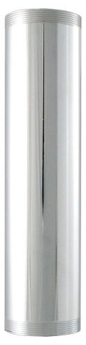 LDR 505 6210 Threaded Tube, 1-1/4-Inch x 6-Inch, Chrome Plated Brass