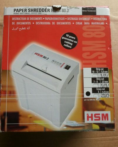 Brand New HSM Paper Shredder 80.2