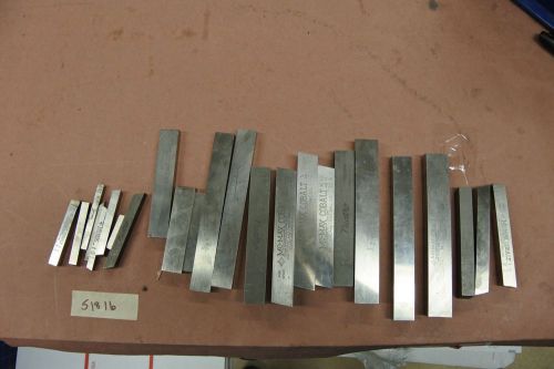 Lot Of Misc Cutting Steel Momax, Colbalt, Cleveland Neatra, TruCut,