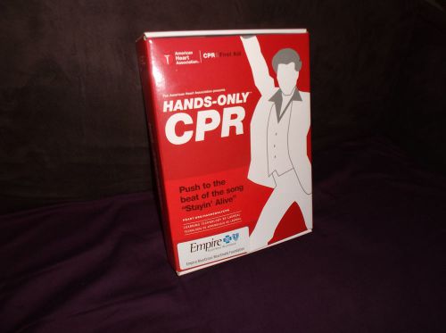 Hands-Only CPR Kit -- w/ DVD, Stayin&#039; Alive, Saturday Night Fever, John Travolta