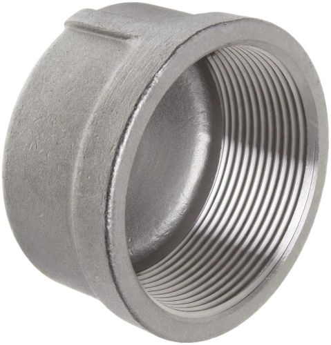 Stainless steel 316 cast pipe fitting cap class 150 1&#034; npt female 1&#034; for sale