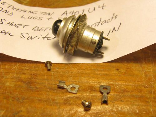 Hetherington A401U4 with lugs/screws switch on when button held  in  FREE SHIP