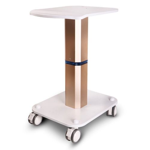 Beauty spa stand holder pedestal rolling cart roller wheel aluminum abs trolley for sale