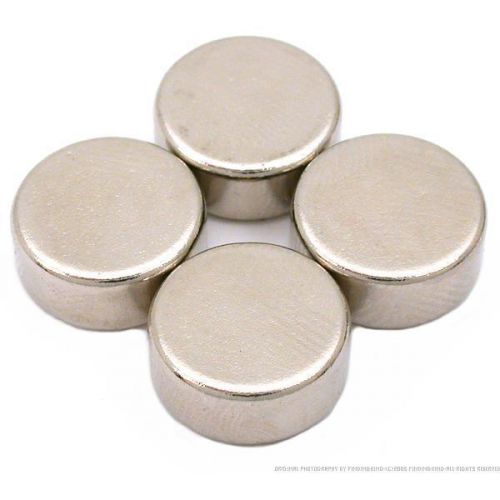 4 Neodymium Rare Earth Magnets 7/16&#034; Strong Magnet Round Disc Craft Tool