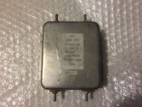 JMK Filters LL-0637-20  100VDC 50 C 20 AMP