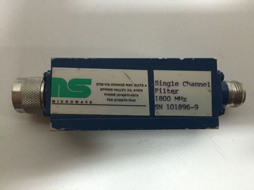 Reactel RF Single Channel Filter 1800 Mhz 4C7-1800-17 N21